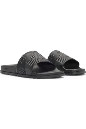 HUGO BOSS Match_it Badepantolette Sommerschuh, Strandschuh, Badeschuh, Pantolette zum Schlupfen schwarz 39 EU