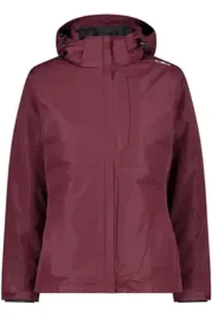 CMP Outdoorjacke Damen Jacke JACKET ZIP HOOD DETACHBL 33Z1646D rot 46