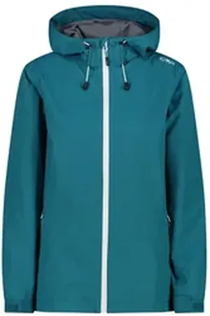 CMP Regenjacke Damen Regenjacke Woman Rain Jacket Fix Hood 39X6636 grün 42