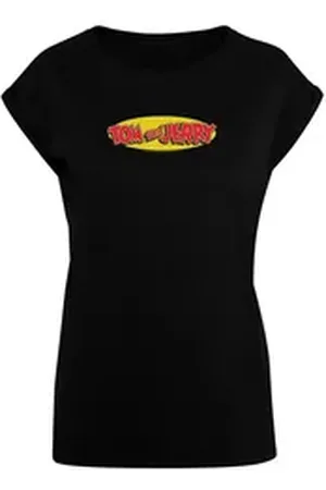 Absolute Cult T-Shirt Damen Ladies Tom and Jerry - Inline Logo T-Shirt (1-tlg) schwarz XL