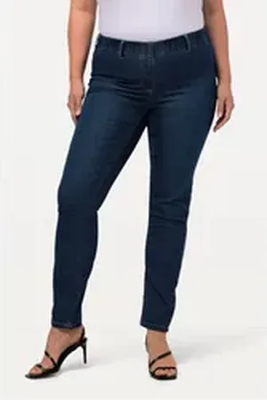 Ulla Popken Funktionshose Jeggings Denim SIENNA blau 24