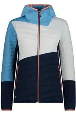 CMP Outdoorjacke Damen Jacke Woman Hybrid Jacket Fix Hood 33Z6026 blau 34
