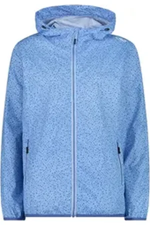 CMP Regenjacke Damen Regenjacke WOMAN RAIN FIX HOOD JACKET 31X7296 blau 40
