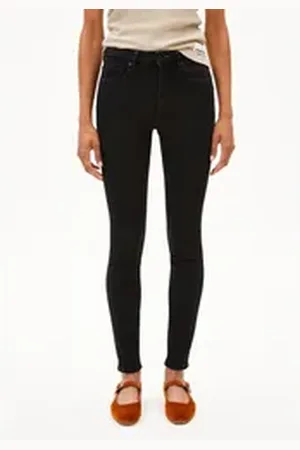 Armedangels Slim-fit-Jeans TILLAA Damen (X-Stretch, 1-tlg., Skinny Fit) black night schwarz 34