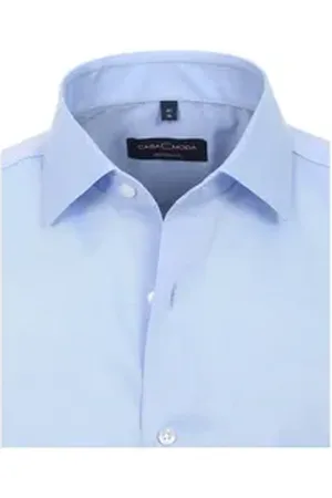 Casa Moda Businesshemd Business-Hemd Modern Fit 6530 blau L