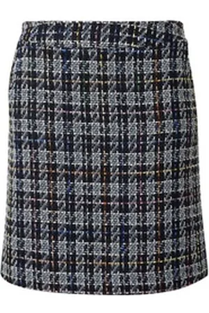 More & More MORE&MORE Minirock (1-tlg) Plain/ohne Details blau|schwarz 46