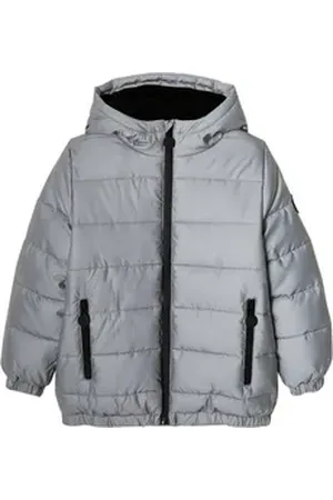 Vertbaudet Steppjacke Warme Jungen Steppjacke mit Recycling-Wattierung grau 122