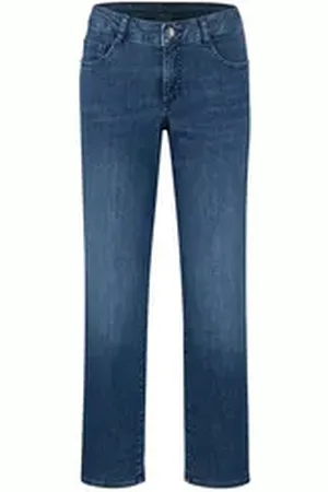 Mac Stretch-Jeans GRACIA chic navy blue washed 5381-90-0387 D637 blau W44 / L36