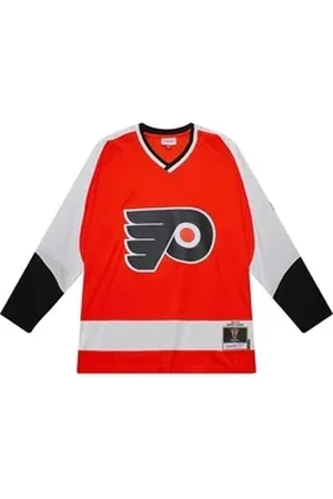 Mitchell & Ness Eishockeytrikot Line Bernie Parent Philadelphia Flyers 1974 Jers orange M