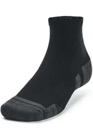 Under Armour ® Sportsocken Unisex Socken UA Perf Knöchelhohe Tech 3pk Crew 1379510 schwarz 36-41