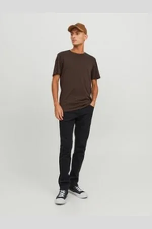 JACK & JONES Regular-fit-Jeans JJIGlenn (1-tlg) schwarz 28
