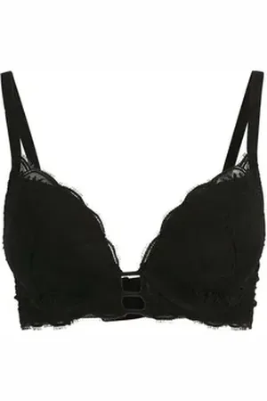 Etam Triangel-BH (1-tlg) Spitze schwarz 85
