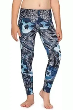 Merry Style Leggings Mädchen Lange Hose MS10-337 (1-tlg) aus Baumwolle blau 128