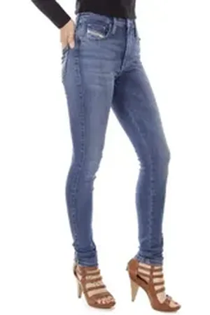 Diesel Skinny-fit-Jeans Skinzee-High RB009 Damen Jeans Skinny blau W28