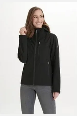Whistler Softshelljacke Rosea aus wind- und wasserdichtem Funktionsmaterial schwarz 38