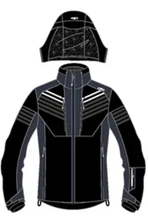 CMP Skijacke Herren Skijacke Man Zip Hood Jacket 33W0967 schwarz 60