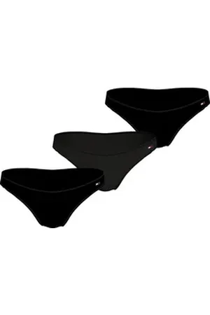Tommy Hilfiger Underwear Bikinislip 3 PACK DIPPED BIKINI (Packung, 3-St., 3er) mit Logo schwarz S (36)