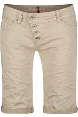 Buena Vista Shorts Damen Shorts MALIBU STRETCH TWILL (1-tlg) beige S
