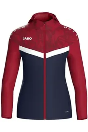 Jako Trainingsjacke Damen Kapuzenjacke Iconic 6824 blau|rot 42