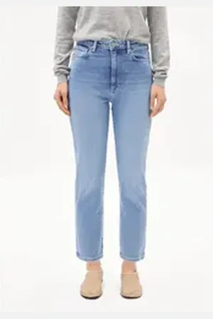 Armedangels Slim-fit-Jeans LEJAANI Damen (Comfort-Stretch, 1-tlg., Slim Fit) easy blue blau 26