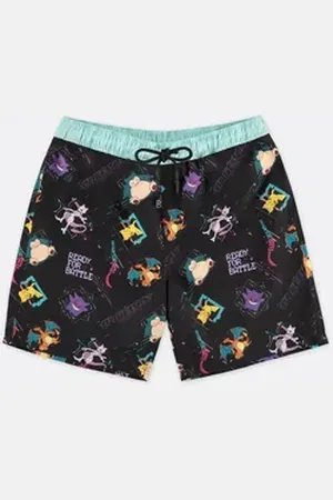Pokemon POKÉMON Badeshorts schwarz L