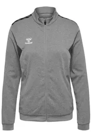 Hummel Trainingsjacke Damen Trainingsjacke hmlAuthentic Poly FZ Jacket 219984 grau S
