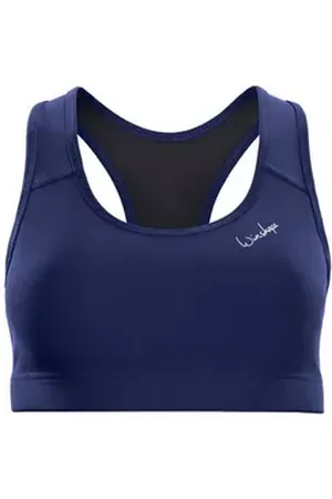 Winshape Sport-Bustier Functional Comfort Sport-BH SB102C mit herausnehmbaren Pads blau L