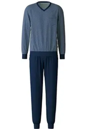 Calida Pyjama Relax Choice Herren (2 tlg) blau L (52/54)