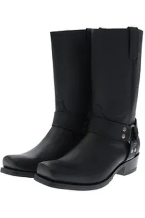 Sendra Boots 8833 Schwarz Bikerboots Rahmengenähte Unisex Bikerstiefel schwarz 45 EU