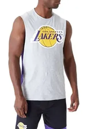 New Era Tanktop Tankshirt Color Block La Lakers grau S