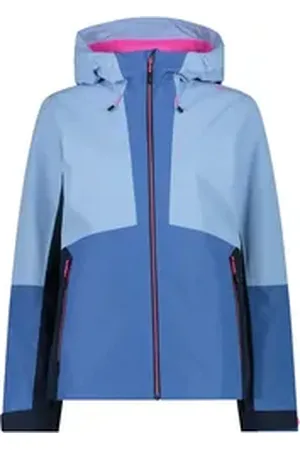 CMP Regenjacke Damen Jacke WOMAN JACKET FIX HOOD 34Z6526 blau 46