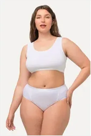 Ulla Popken Bustier Bustier Schlupfform ohne Bügel weiß 54/56