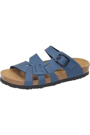 DR. BRINKMANN Pantoletten Pantolette aus strapazierfähigen Gewebefasern blau 41 EU