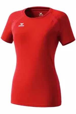 Erima T-Shirt Damen Laufshirt Perforamance T-Shirt rot 38