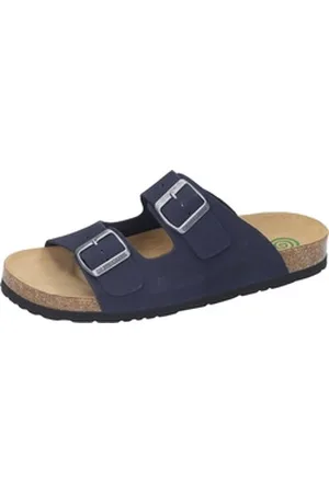 DR. BRINKMANN Pantoletten Pantolette aus Nubukleder blau 42 EU