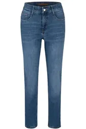 Mac Stretch-Jeans STELLA medium blue authentic use 5100-90-0387 D516 blau W42 / L28