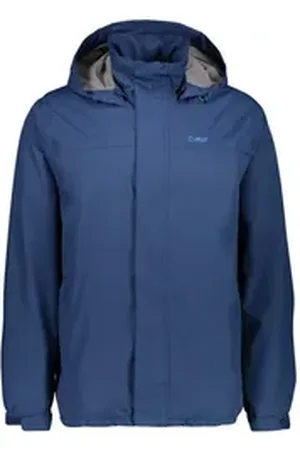 CMP Regenjacke Herren Regenjacke Man Jacket Buttons Hood 39X7367 blau 54