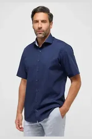 ETERNA Kurzarmhemd blau 41