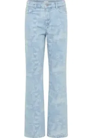 Mustang Weite Jeans Damen Style Madison Wide blau 34