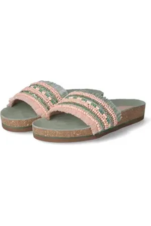 Lazamani Pantoletten Pantolette grün 40 EU