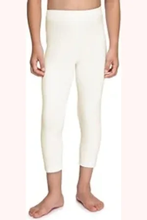 Merry Style Leggings Mädchen Caprihose 3/4 Hosen aus Baumwolle MS10-226 (1-tlg) bequem, elastischer Bund beige 128