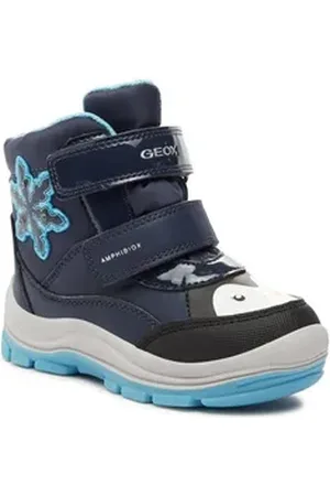 Geox Stiefel B Flanfil Girl B Abx B363WA 054FU CF4N4 S Navy/Turquoise Stiefel blau 25 EU