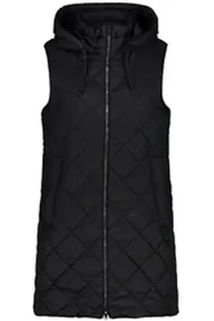 CMP Funktionsweste Damen Weste Woman Long Fix Hood Vest 33K3686 schwarz 38