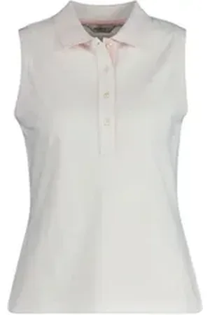 GANT Poloshirt 4200560 Ärmelloses Damen Poloshirt mit Kontrastlogo M
