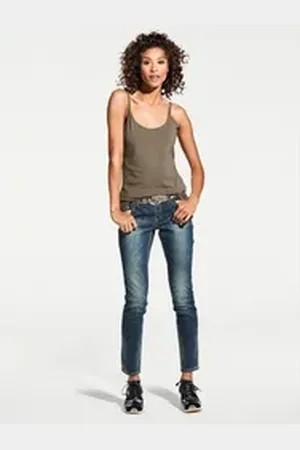 Heine Shirttop Spaghettitop weiß 46