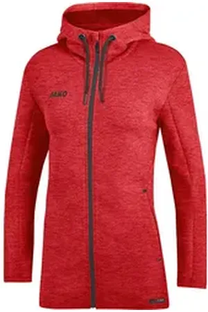 Jako Sweatjacke Damen Kapuzenjacke Premium Basics 6829 rot 44