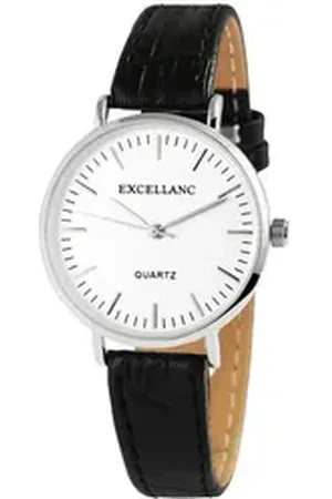 Excellanc Quarzuhr EX0012 Damenuhr mit Lederimitationsarmband