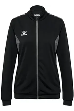 Hummel Trainingsjacke Damen Trainingsjacke hmlAuthentic Poly FZ Jacket 219984 schwarz XL