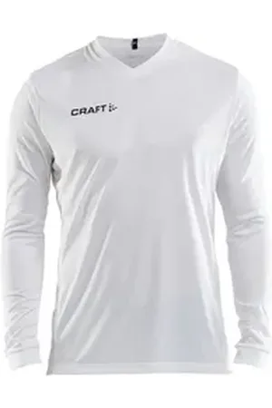 Craft Fußballtrikot Herren Langarm Trikot Squad Jersey Solid LS M 1906884 weiß XL