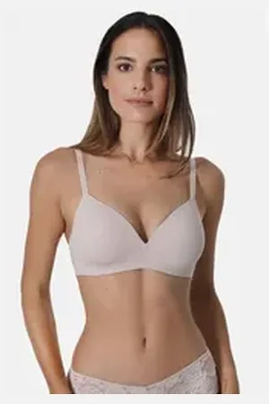 SASSA Soft-BH mit Spitzeneinsatz beige 90